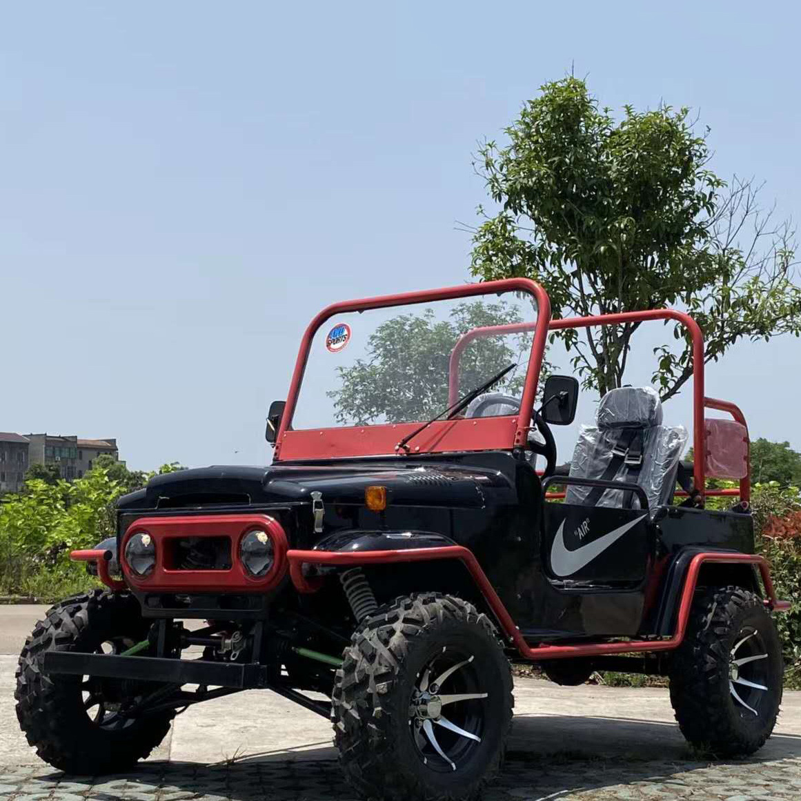 Customized 350cc four-stroke shaft drive four-wheel six-seater adult off-road all-terrain vehicle dune buggy ATV/UTV