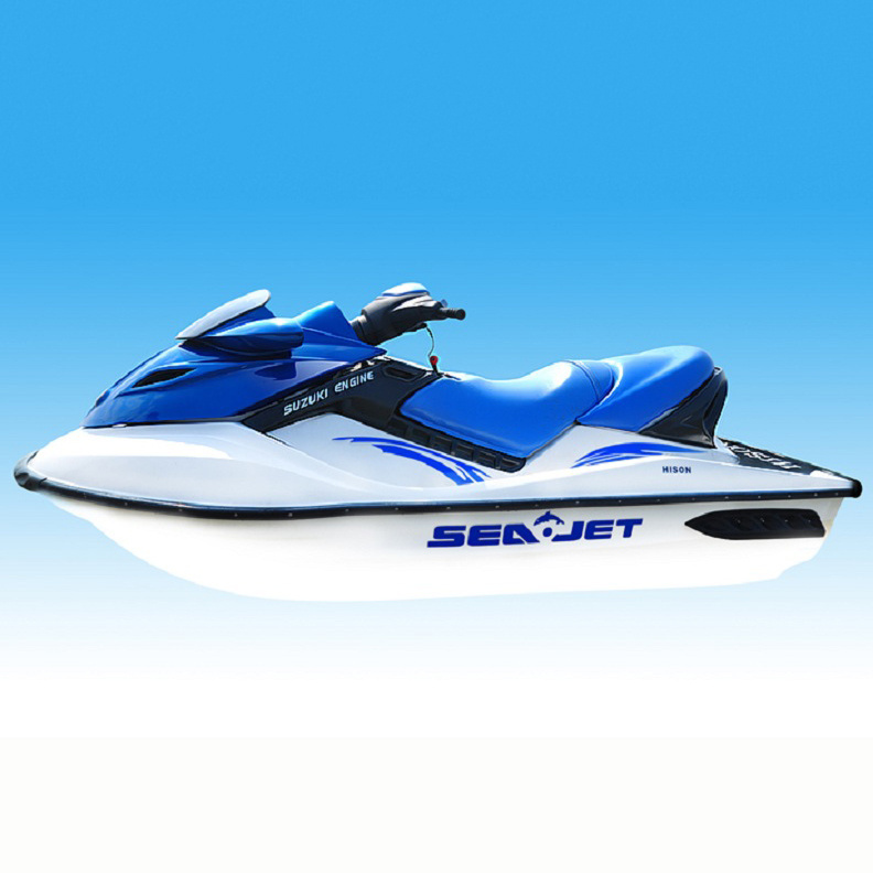 1400cc gasoline powered four-stroke DOHC engine 1-3 person 80km/h mini jet boat water jet skis motorboat for sale made in China