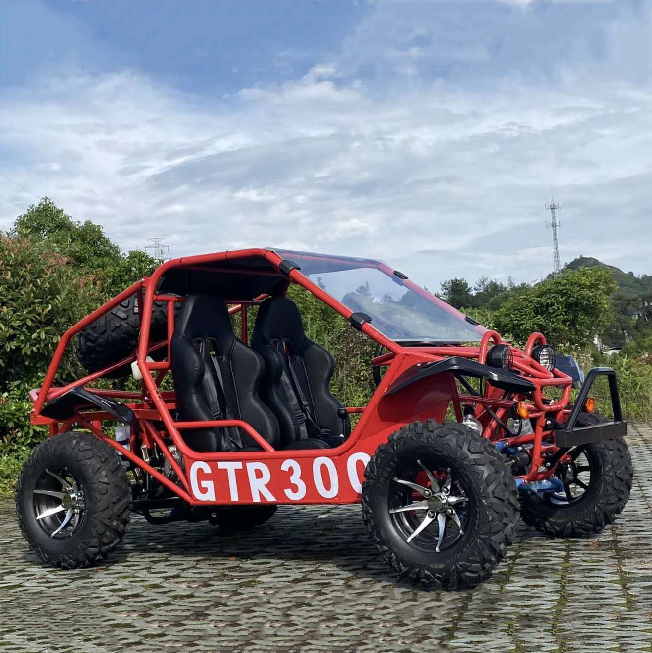 high quality 350cc adult gasoline  Atvs Utvs 4x4 racing Desert Buggy  4 Wheels Go Kart 2 Seats Dune Buggy