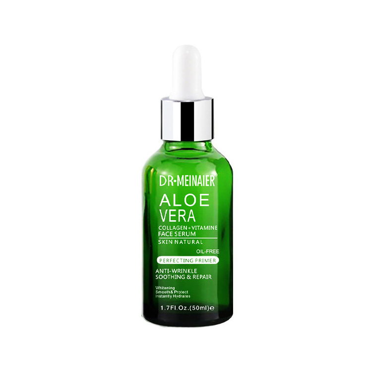 DR.MEINAIER Natural Aloe Vera Repair Solution 50ml Facial Brighten Firm And Nourish Moisturizing Face Serum