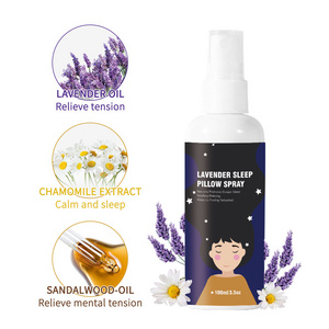 HM4508 Wholesale Label Lavender Sleeping Pillow Spray Perfume Spray Chloroform Essential Oil Deep Sleep Pillow Spray