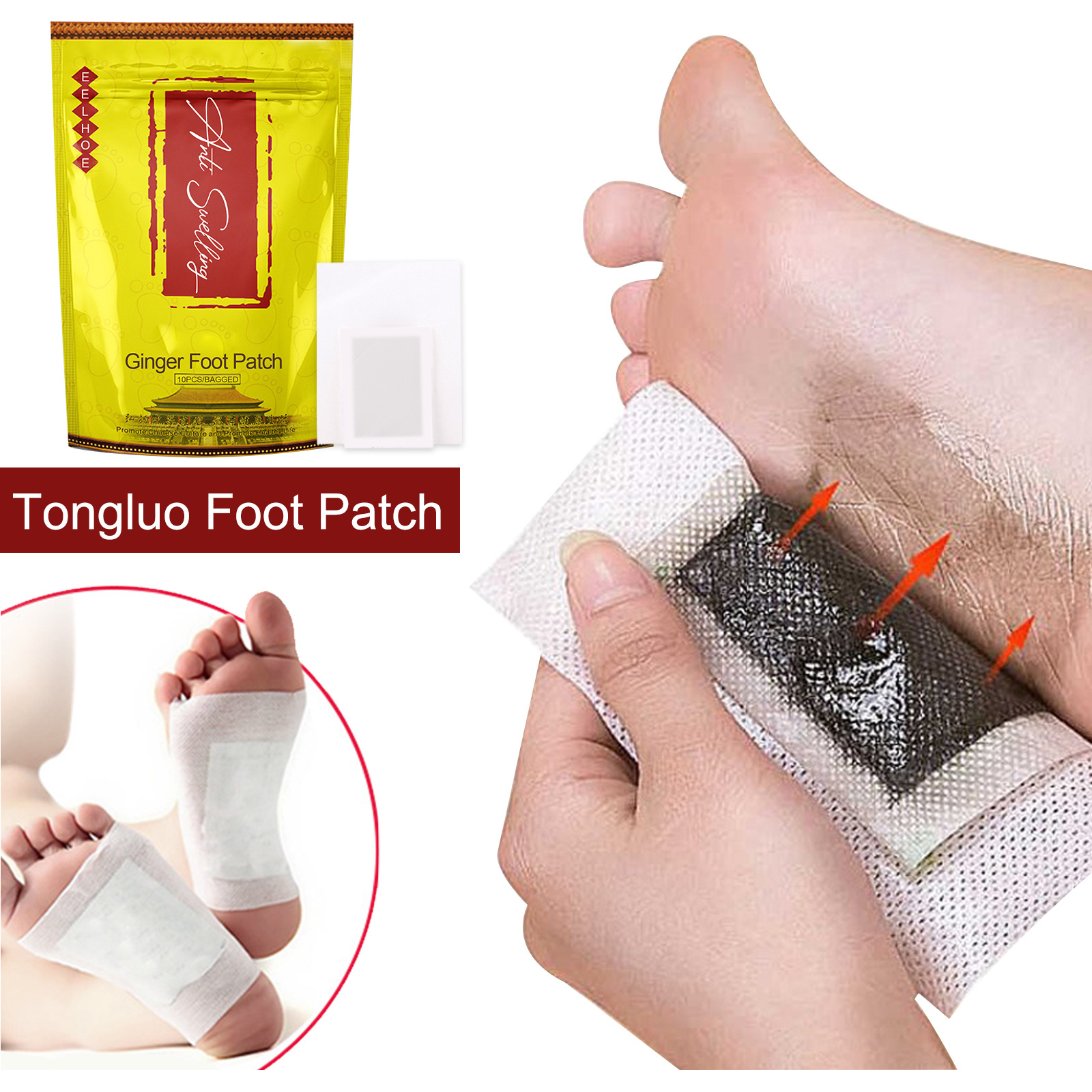 Hot Selling Beauty Products Tongluo Detox Foot Slim Foot Patch Wholesale Cheap Detox Foot Patch