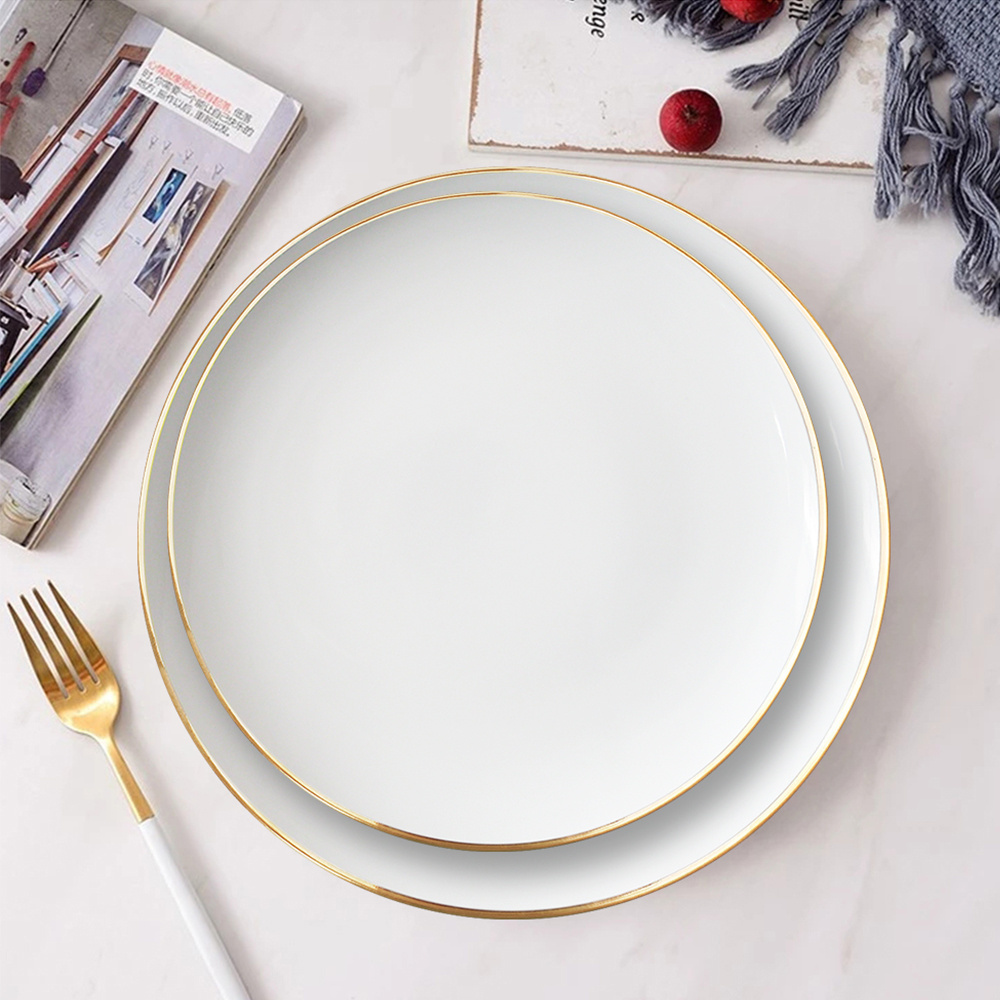 Wholesale Nordic Tableware Plates Sets Crockery Dinnerware Sets Porcelain Dinner Set