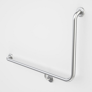 Custom stainless steel bathroom grab Support up 500LBS handicap grab bar NICKEL/Mirro L-shaped safety rail