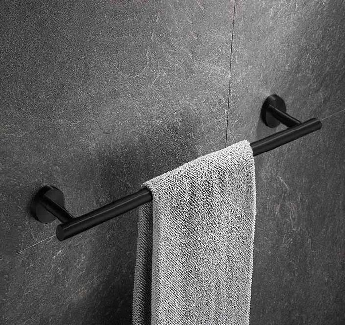 OEM/ODM Bathroom Towel Bar Matte Black 18