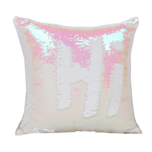 Sublimation Sequin Sofa Couch Decor Mermaid Blank Pillowcase Magic Reversible Pillow Cases Cushion Covers