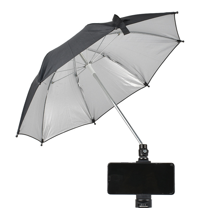 50cm Rain Sun Protection DSLR General Camera Photographic Sunshade Rainy Holder Umbrella With 360 Swivel Hot Shoe