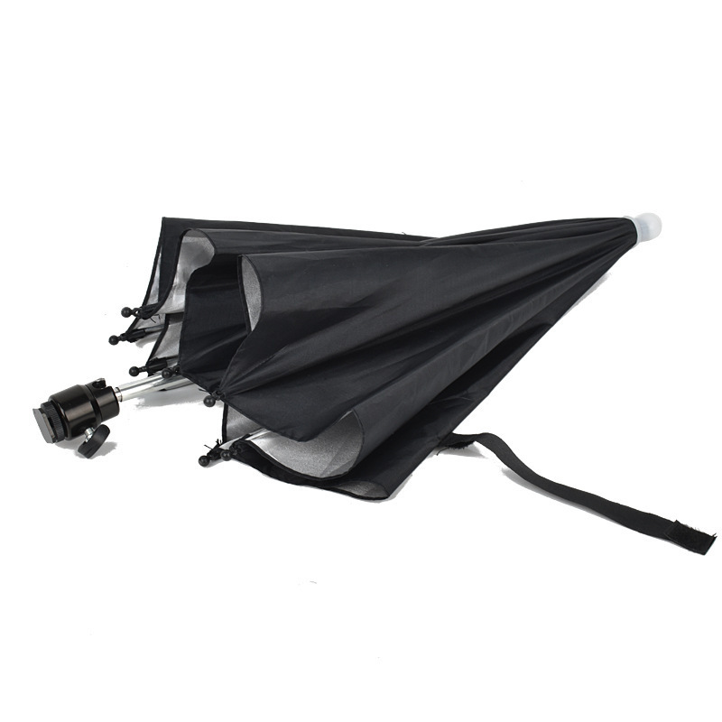 50cm Rain Sun Protection DSLR General Camera Photographic Sunshade Rainy Holder Umbrella With 360 Swivel Hot Shoe