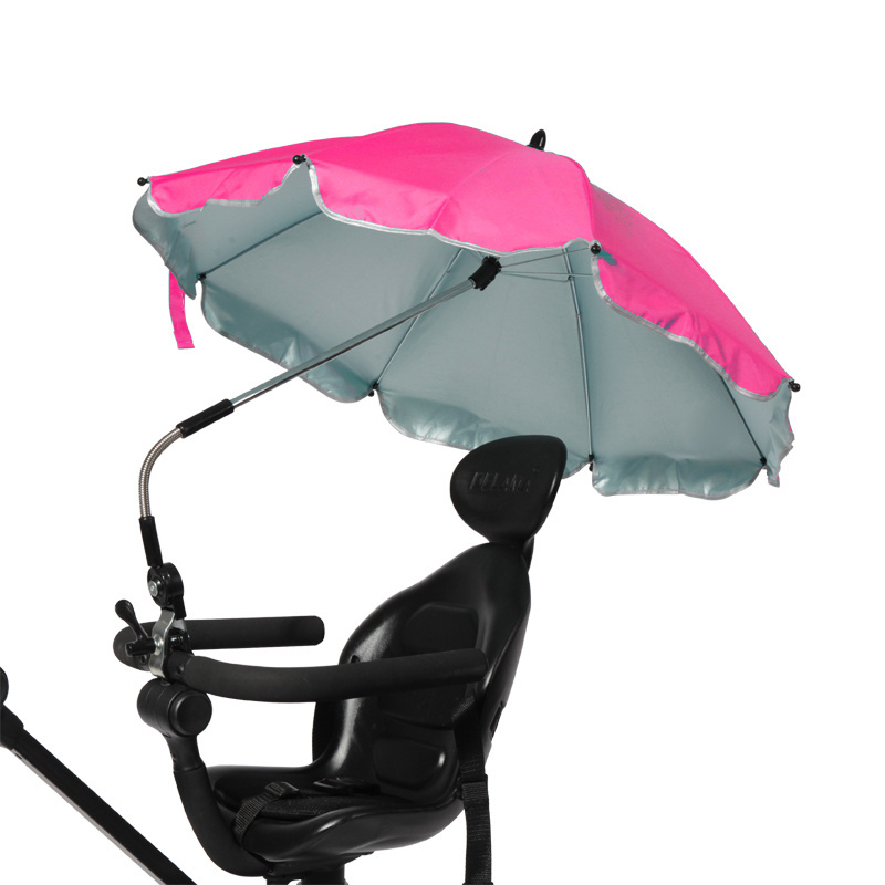 Chinese supplier 8-rib shade baby stroller clip umbrella