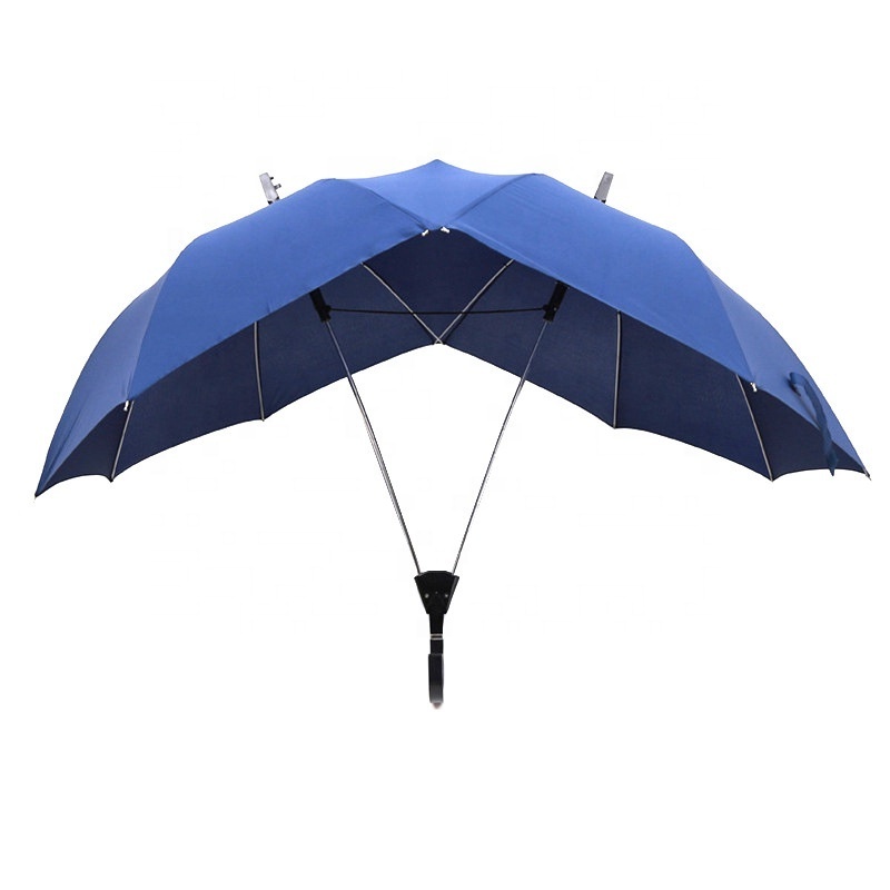 New product promotional double shaft twins lover couple umbrella