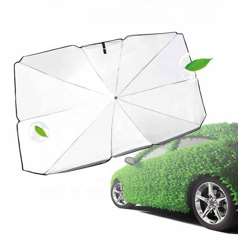 2020 New Design Sunscreen Insulation Portable Foldable Uv Protection Window Windshield Sun Shade Car Umbrella