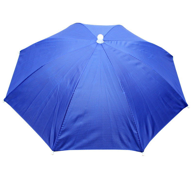 Outdoor Umbrella Hat Novelty Foldable Sun&Rainy Day Hands Free  Folding & Waterproof Multicolor Head Hat Umbrella