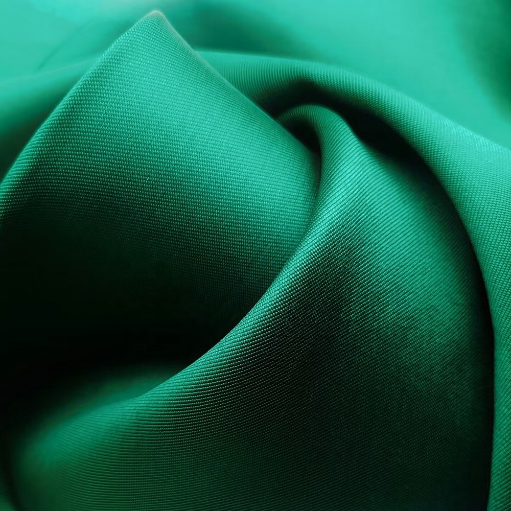 Jiede Factory High Quality 100% Polyester Luxury American Bridal Satin Fabric Twill Mikado Satin Fabric for Garment Dress