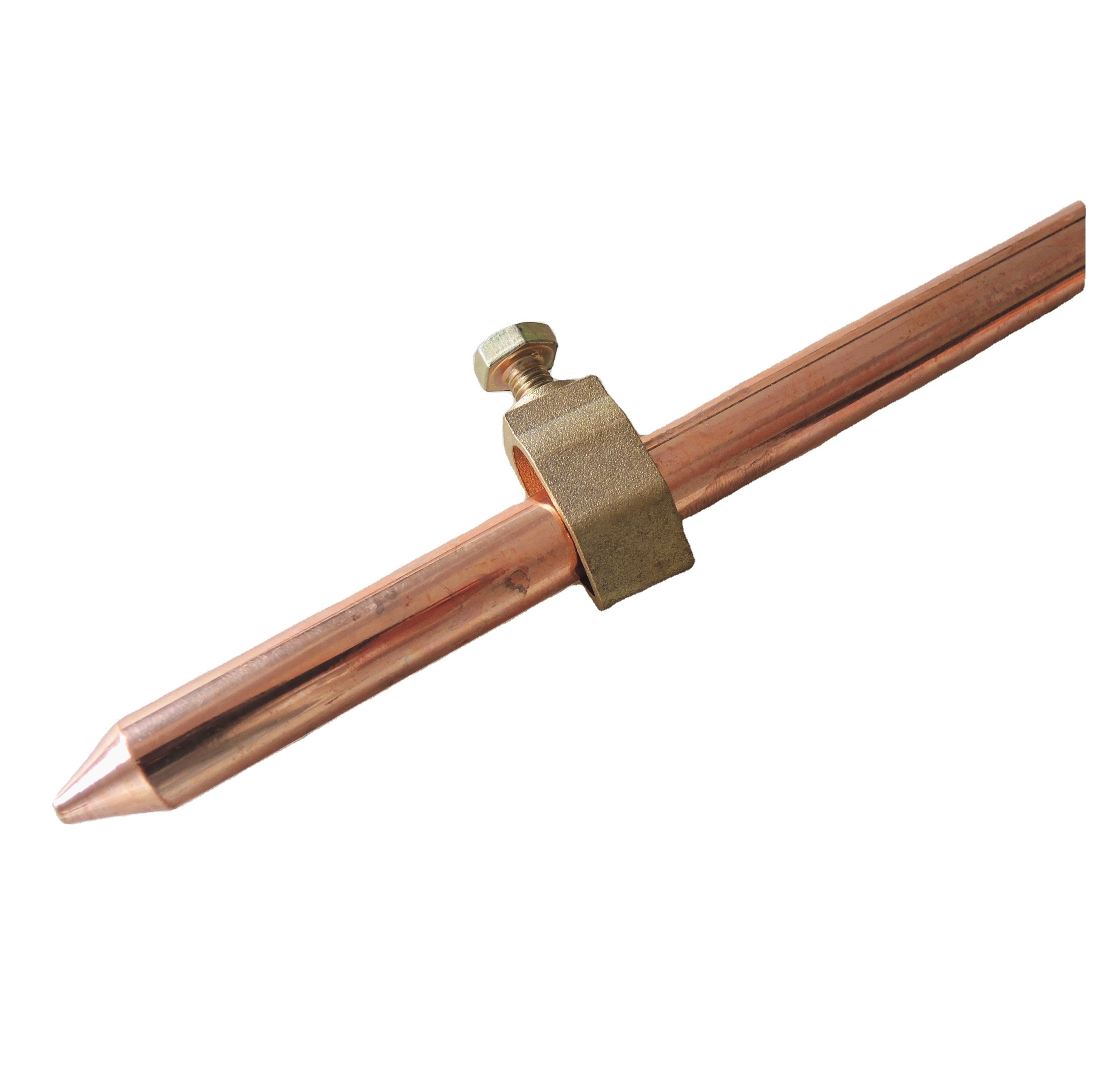 2024 Low Price Earthing Copper Clad Steel Ground Rod for Lightning Protection Grounding System