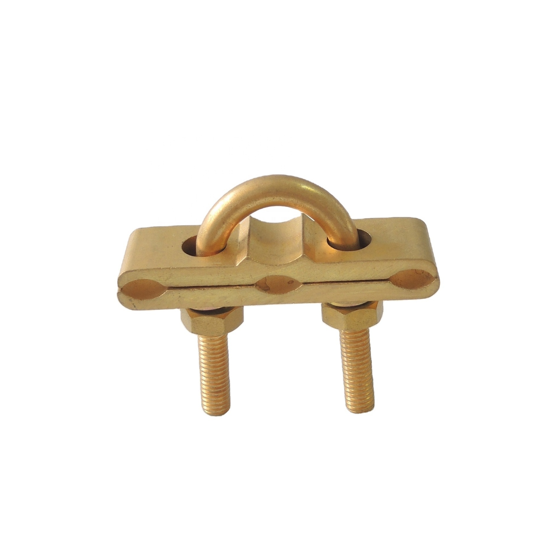 Good Price U Bolt Type Electric Cable Connector Clip Brass Wire Rope U Bolt Rod Clamp