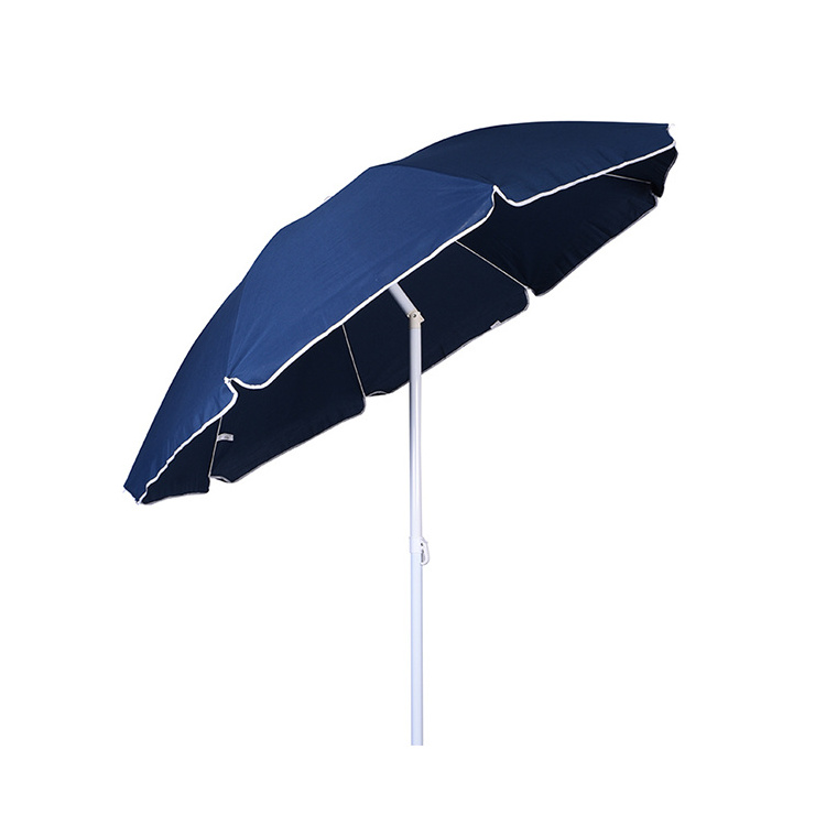 custom polyester fabric solid color umbrella with tilt