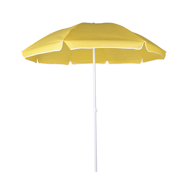 hot sale yellow summer sunshade beach umbrella