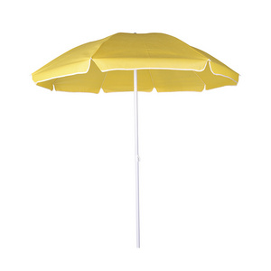 hot sale yellow summer sunshade beach umbrella