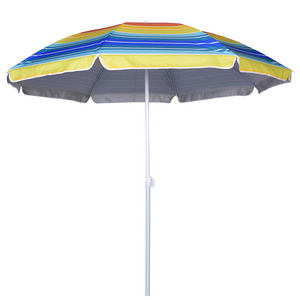 custom color and size rainbow beauti beach umbrella