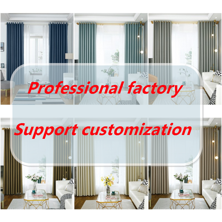 European Style Curtains for Living Dining Room Bedroom Light Luxury Snowy Embroidered Curtains embroidered Window Screen