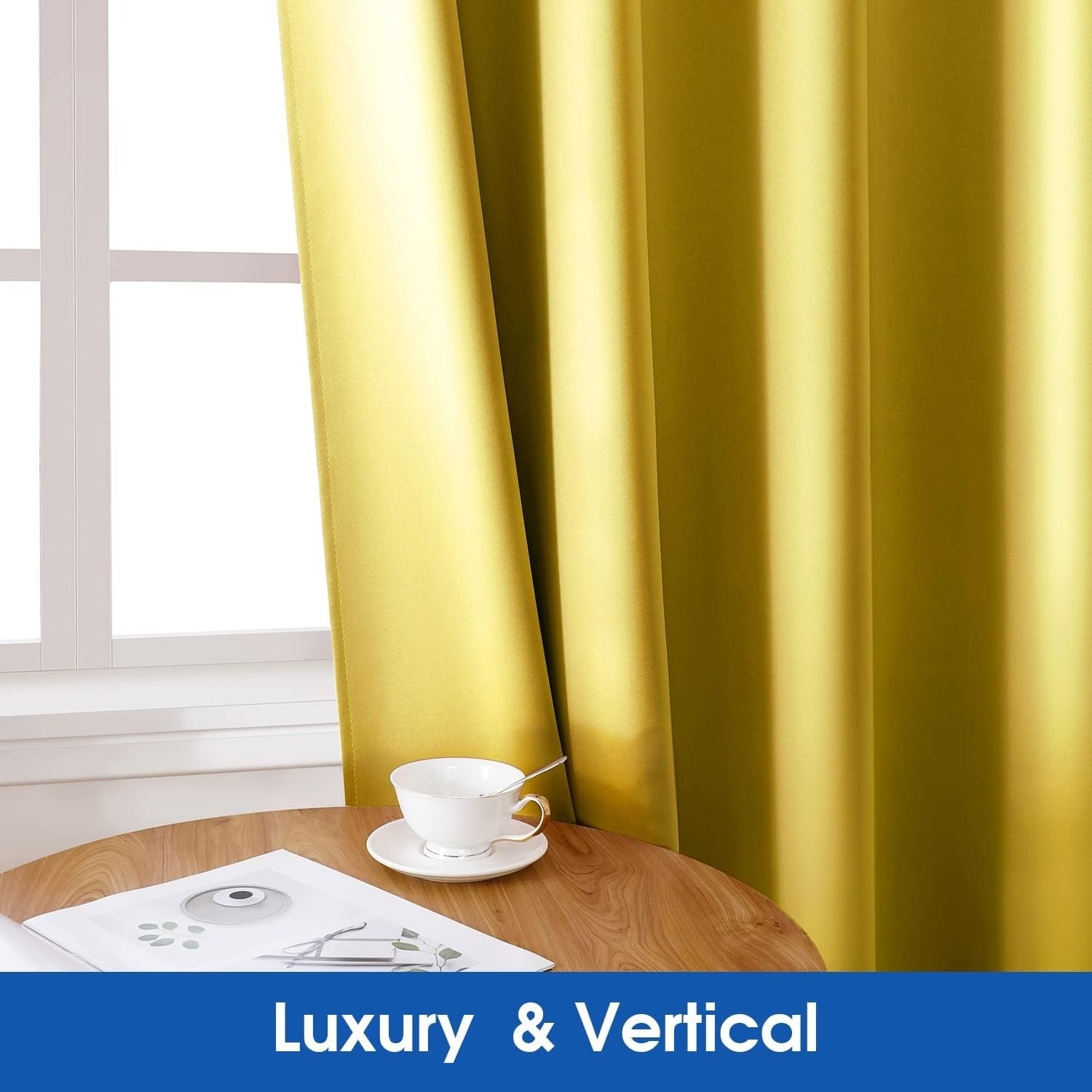 JA Wholesale High Shading arab Blackout Curtain in stock Solid Polyester Window Curtain design for living room for bedroom