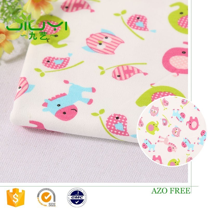 New design pattern custom cartoon print 100% cotton printed muslin fabric