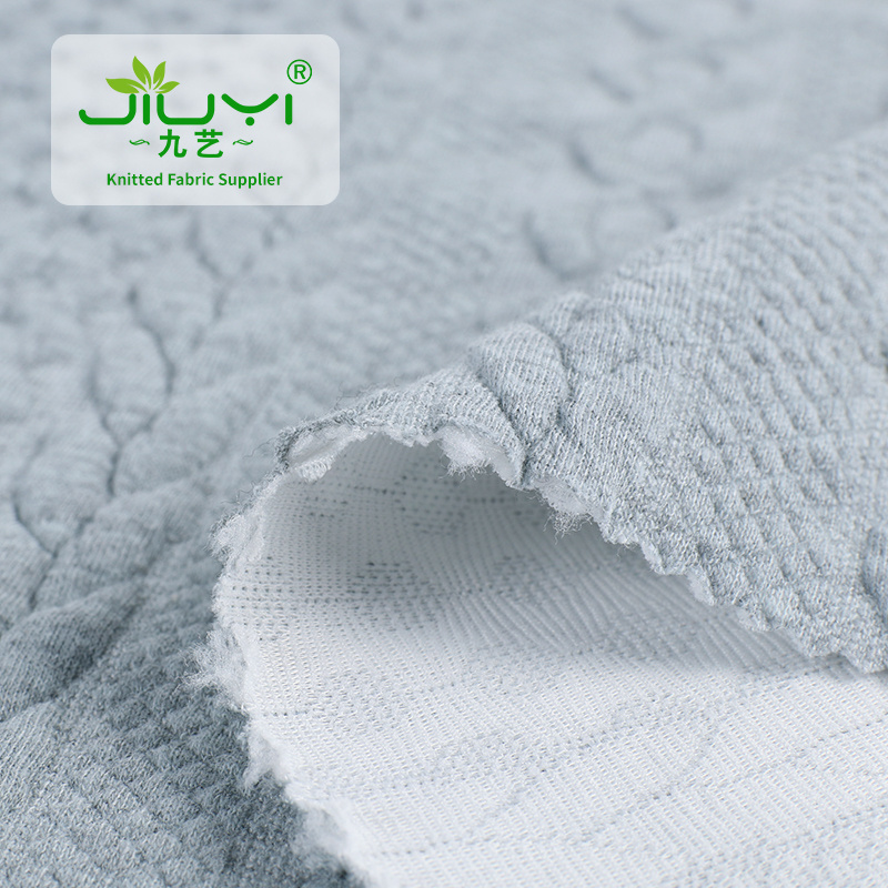 various types mattress polyest scuba fabric wholesale knit 95% polyester 5% spandex jacquard scuba fabric for clothes