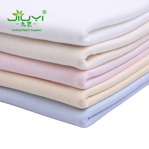 China 70% Bamboo 30% Cotton Knitted Interlock Fabric Roll Bedding  High Quality Bamboo Fibre Fabric Clothing