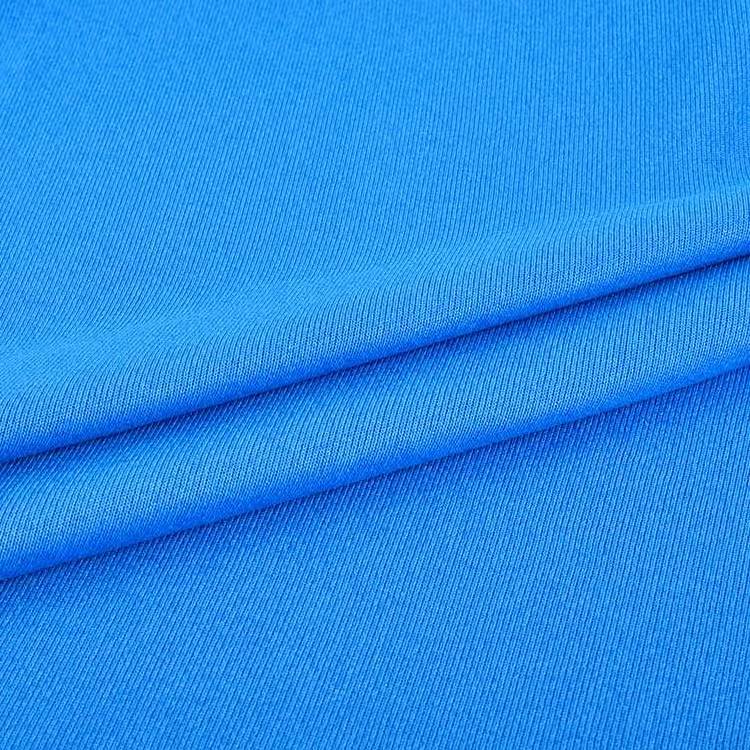 95 polyester 5 spandex fabric solid jersey knitted stretch fabric for dress clothing fabric