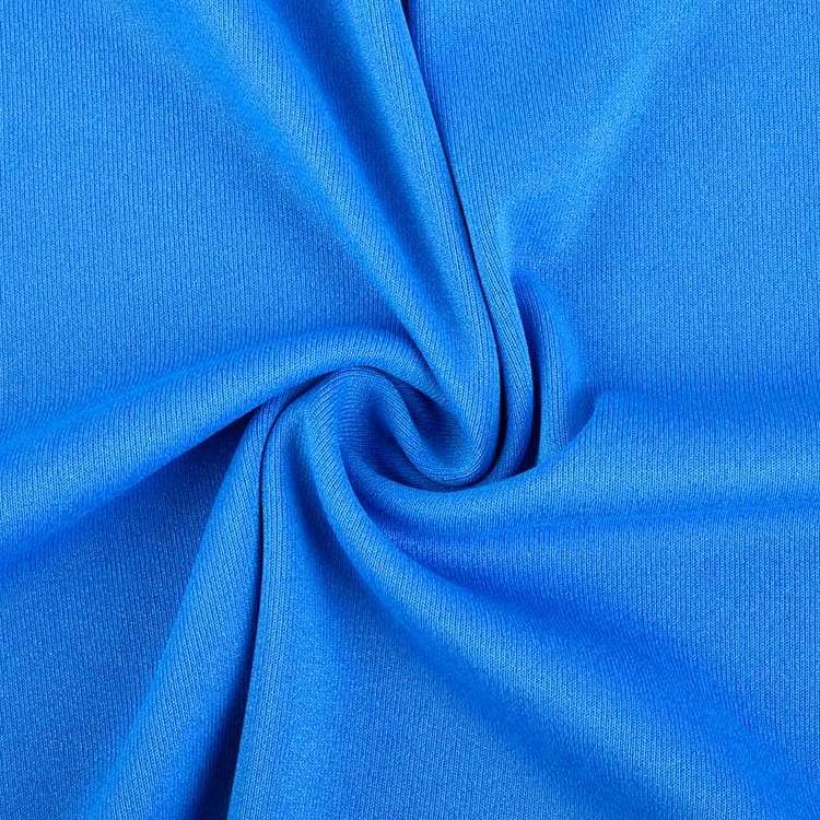 95 polyester 5 spandex fabric solid jersey knitted stretch fabric for dress clothing fabric