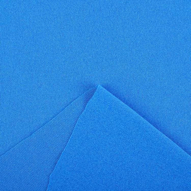 95 polyester 5 spandex fabric solid jersey knitted stretch fabric for dress clothing fabric