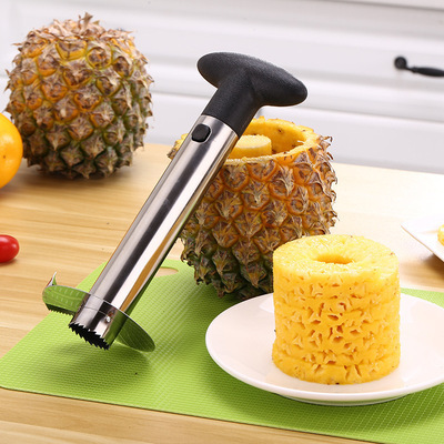 Best Selling Kitchen Tool Stainless Steel Fruit Knife Pineapple Corer Slicer Peeler Cutter Parer Pineapple Slicers