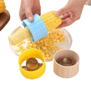 Stainless Steel Kitchen Gadgets  Strips Corn from Cobs  Fruit & Vegetable Cob Remover Cutter Shaver  Essential Cooking Tools