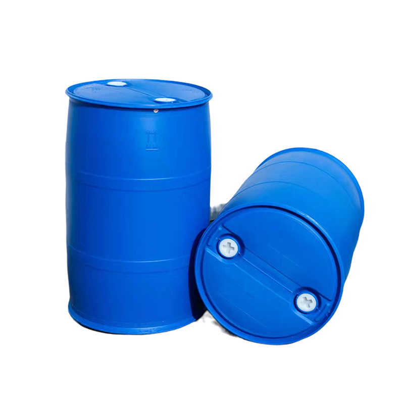 55 gallon plastic drum 200L Chemica/Water/Oil Container Storage Shipping Barrels  blue Closed Top Container