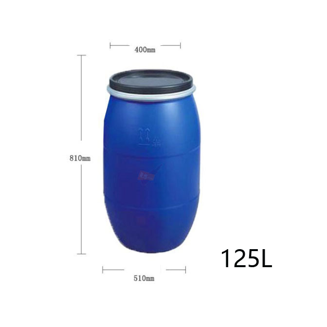 Plastic Barrel 60 Litre Hdpe Open Top Blue Plastic Drum 55 Gallon Plastic Drum With Iron Hoop