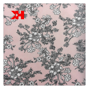 Khan 85GSM 75D*75D 57/58" roll 100% polyester microfiber print flower fabric polyester material fabric