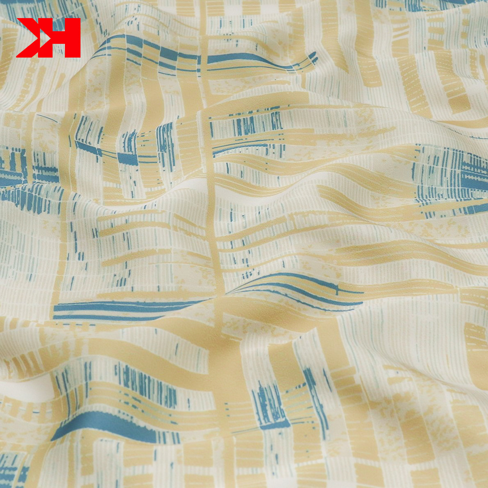 100% polyester fabric Charmeuse satin silk fabric silky smoothly digital printed textiles fabrics for satin dress