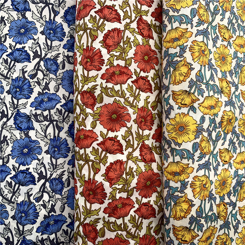 Textile Liberty london Customized Printed tana lawn 100% Cotton Fabric For Garments