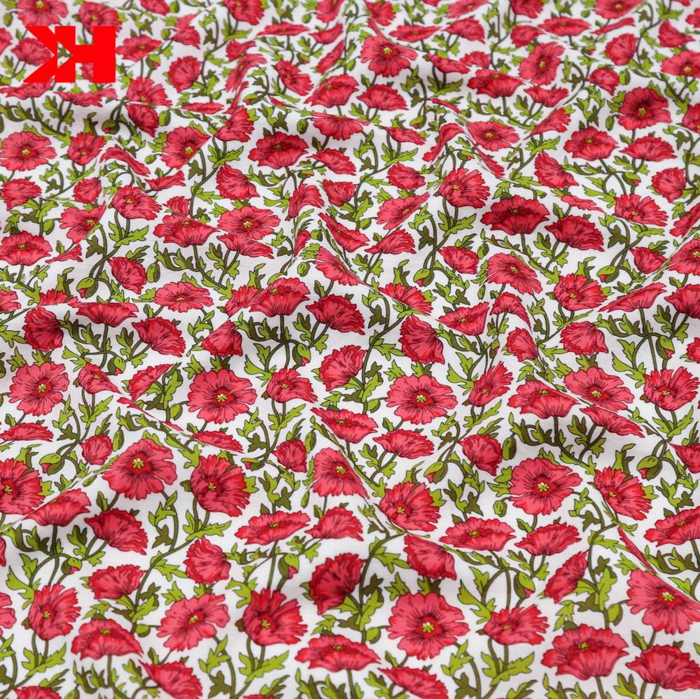 Textile Liberty london Customized Printed tana lawn 100% Cotton Fabric For Garments