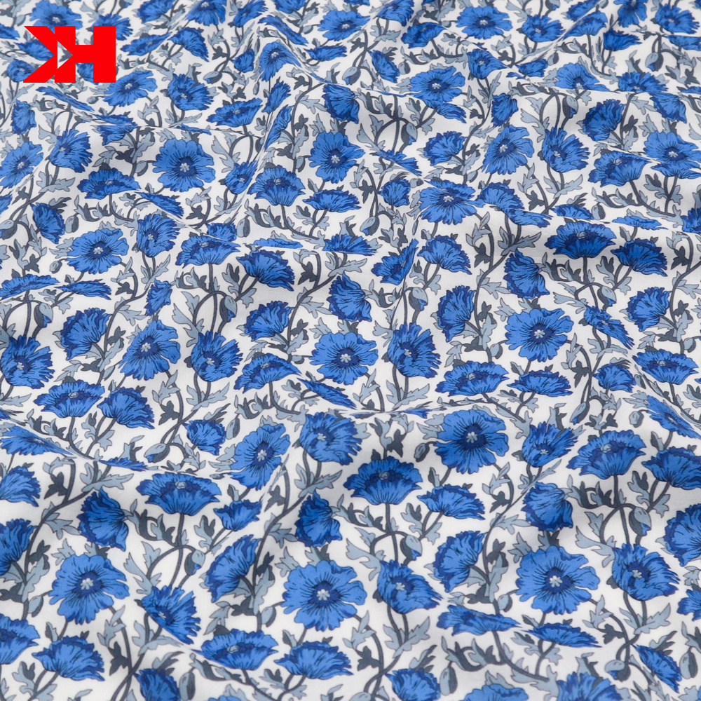 Textile Liberty london Customized Printed tana lawn 100% Cotton Fabric For Garments