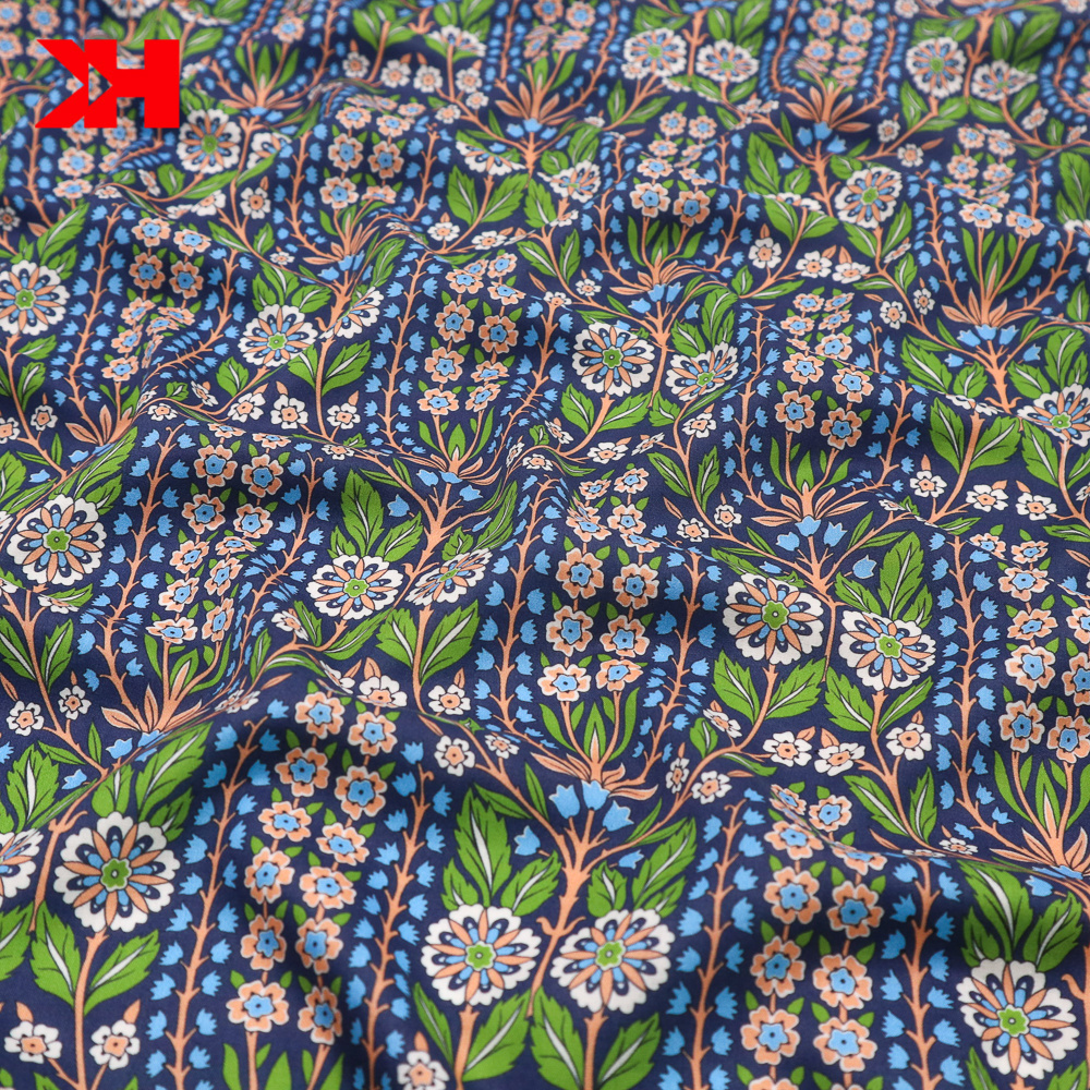 Kahn free sample 100% cotton tana lawn liberty London custom fabric printing fabric for garment