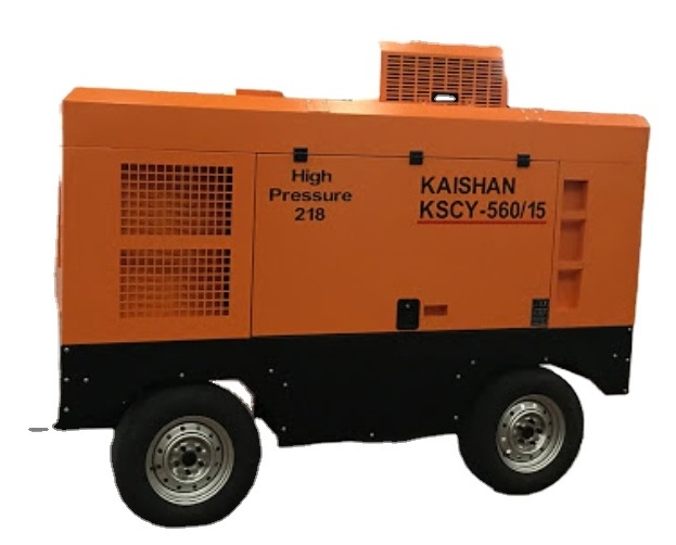 Kaishan brand KSCY580-17 Diesel Engine Portable Screw air compressor for sale