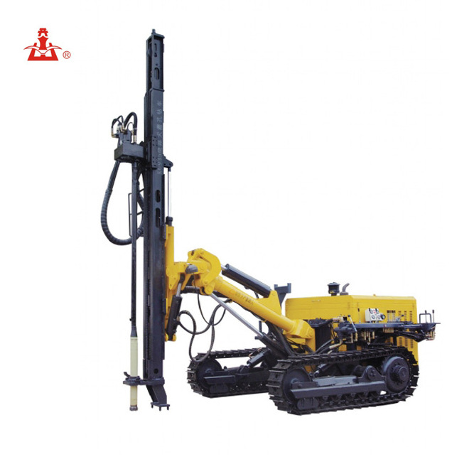 102-152mm diameter 25m depth Crawler pneumatic Rock Break Drilling Rig Machine KG935S, both diesel and electric power