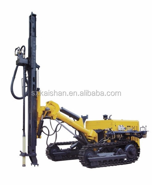 102-152mm diameter 25m depth Crawler pneumatic Rock Break Drilling Rig Machine KG935S, both diesel and electric power