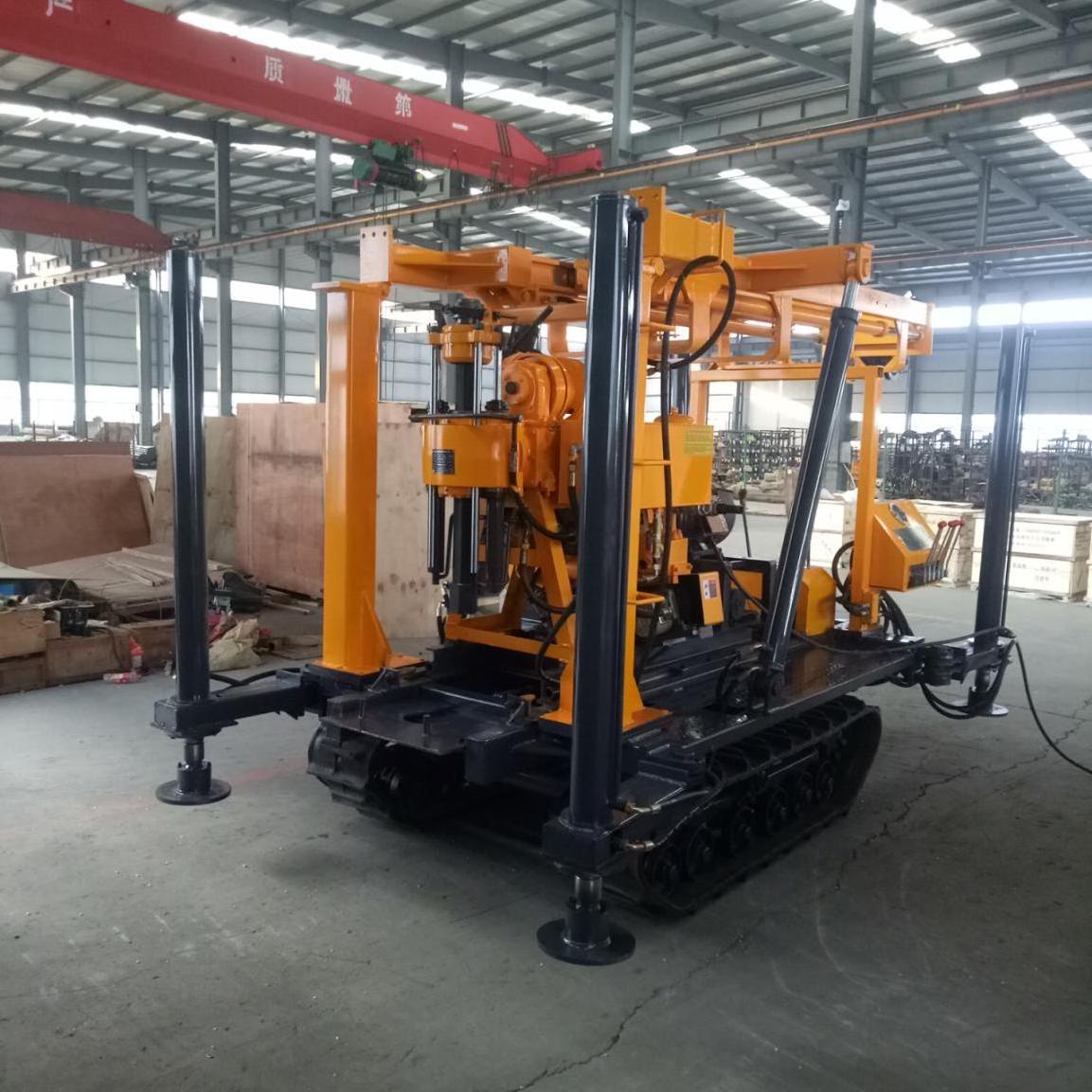 Diesel Engine Borehole Water Well Rig Machine Borehole Drilling Equipment Professional Borehole Water Well Driller Max.500m