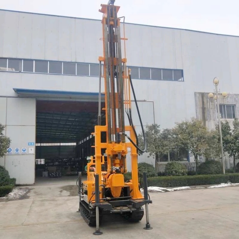 Diesel Engine Borehole Water Well Rig Machine Borehole Drilling Equipment Professional Borehole Water Well Driller Max.500m