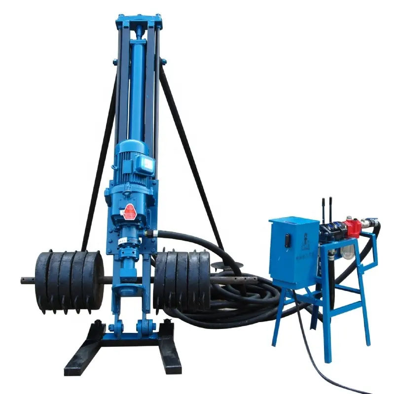 Mini borehole equipment portable drilling rig small mini borehole water well drilling rig