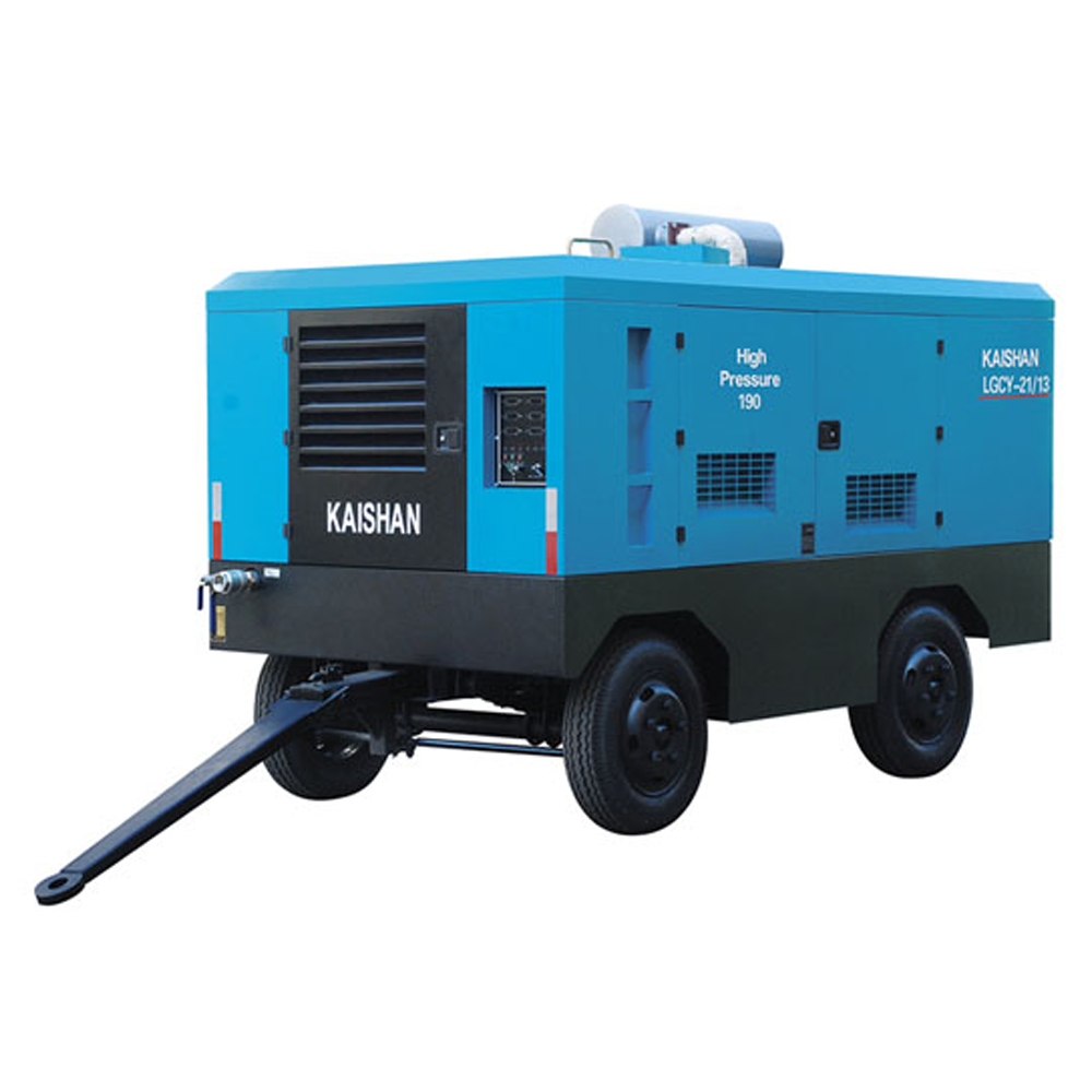 Diesel KAISHAN LGCY-23/18 Portable High Pressure Air Compressors for mining drilling rig