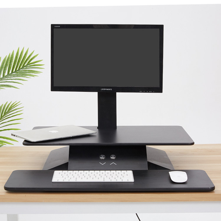 Electric Standing Desk - For People with Bad Backs - Adjustable Height Desktop Converter