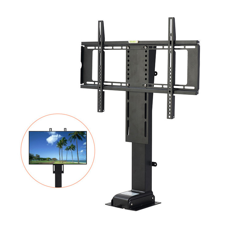 Long Stroke Electric 32~70 Inch Lcd TV Lift tv cabinet Automatic Remote Control Modern TV Stands